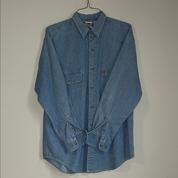 ACME Light Blue Denim Shirt - Picture 3 of 4